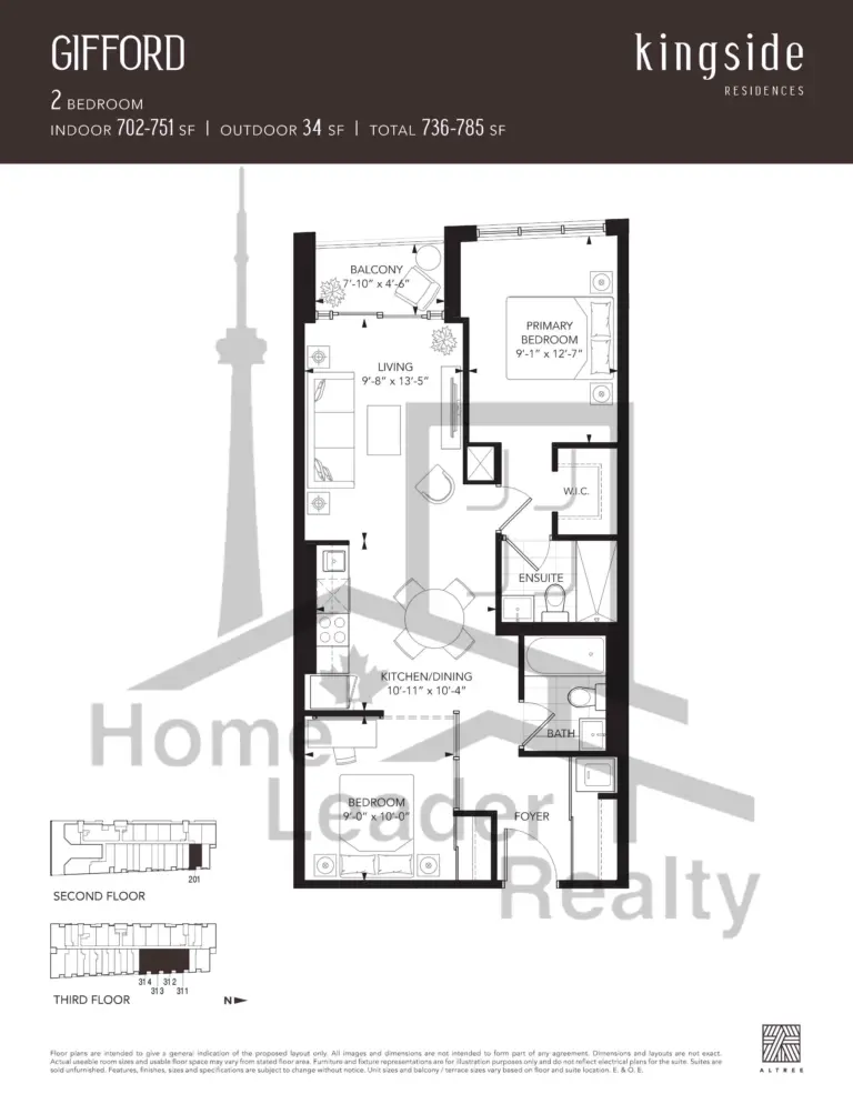 Kingside-Residences-condos-Model-Glifford-floorplan