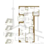 Yonge-City-Square Condos-H1022-Park-Tower-Collection-floorplan