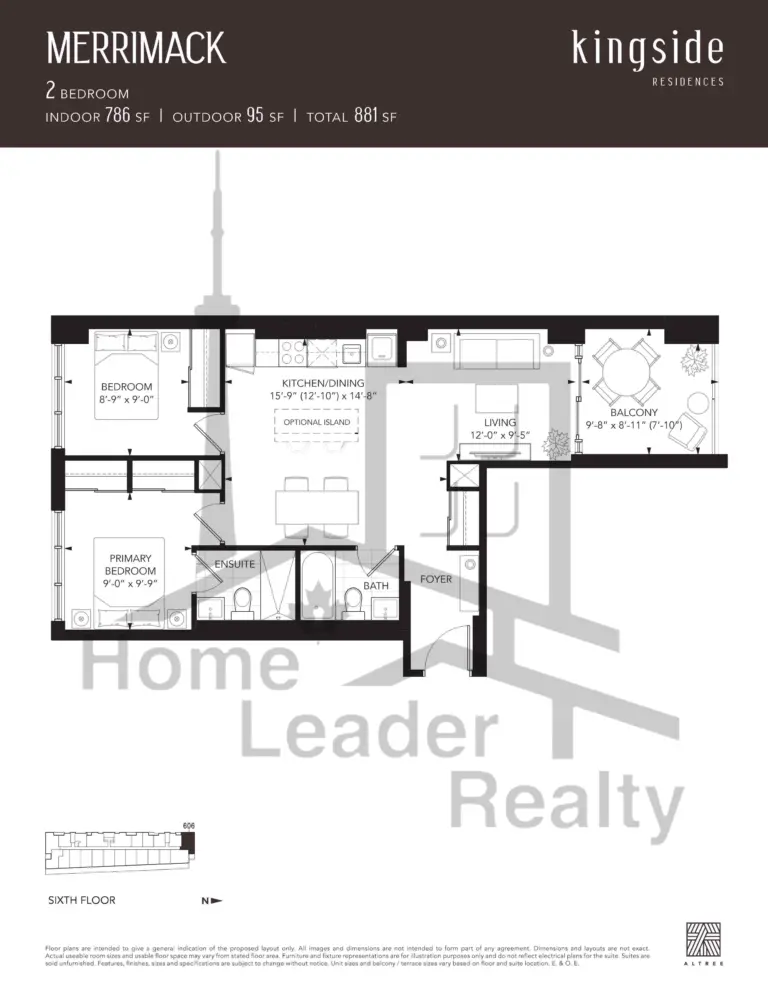 Kingside-Residences-condos-Model-Merrimack-floorplan