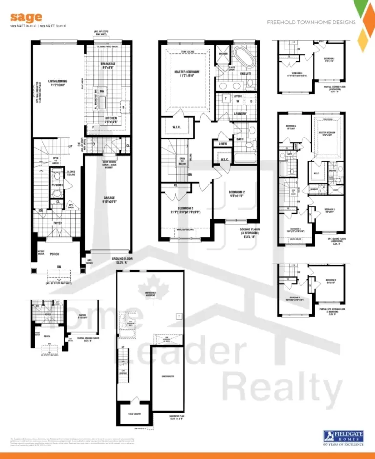Whitby-Meadows-BLK-93-TH5-Sage-Elev A-floorplan