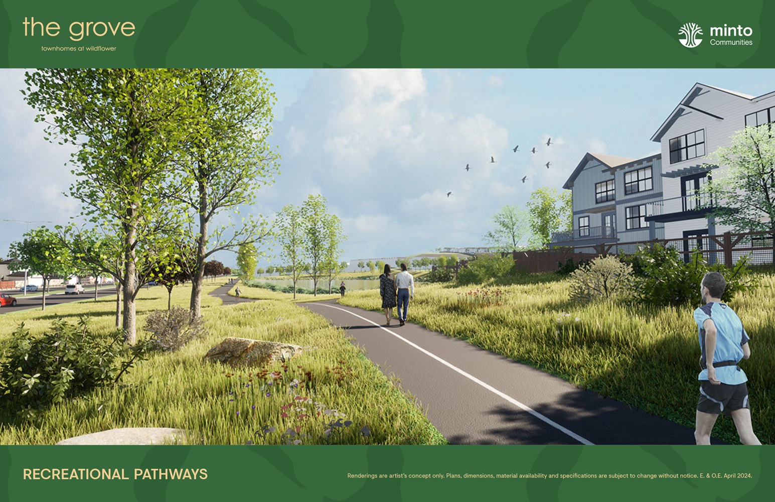 Recreational Pathways - The Grove at Wildflower