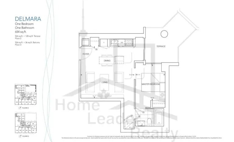 Nautique-Lakefront-Residences-Delmara-Floor 3-floorplan