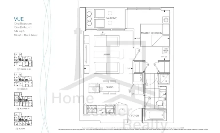 Nautique-Lakefront-Residences-Vue-Floor 15-floorplan