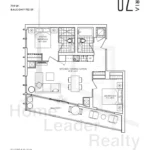 Galleria on the Park 2 | 2B - 03/02 | 719 Sq.Ft. | 2B 13 Galleria on the Park 2 | 2B - 03/02 | 719 Sq.Ft. | 2B Galleria-02-Condos-2B-03/02-Unit-1903B-floorplan