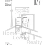 1B+F 06/05 - Unit 2405B 12 1B+F 06/05 - Unit 2405B Galleria-02-Condos-1B+F-06/05-Unit-2405B-floorplan