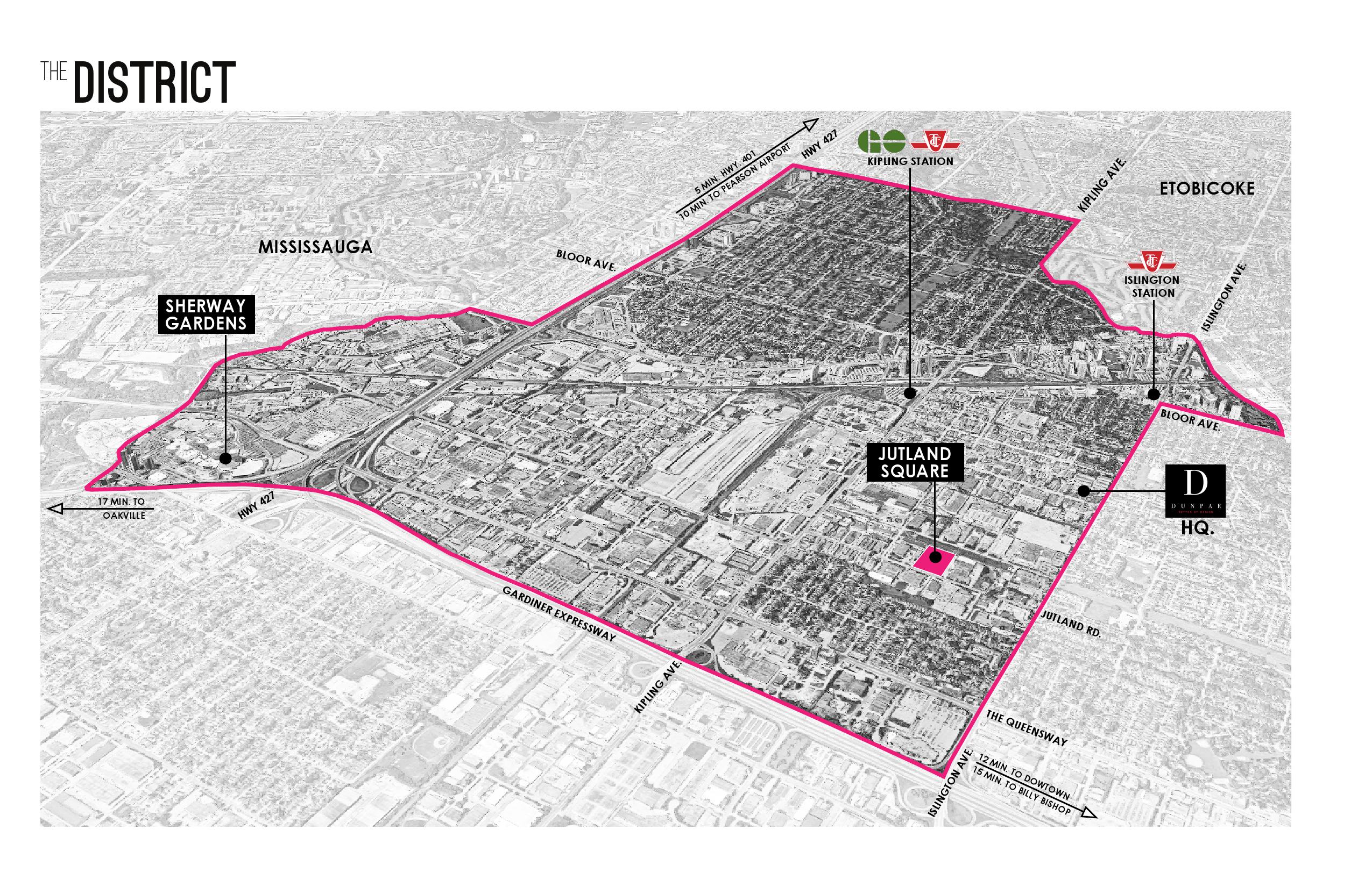 Jutland Square Commercial Map