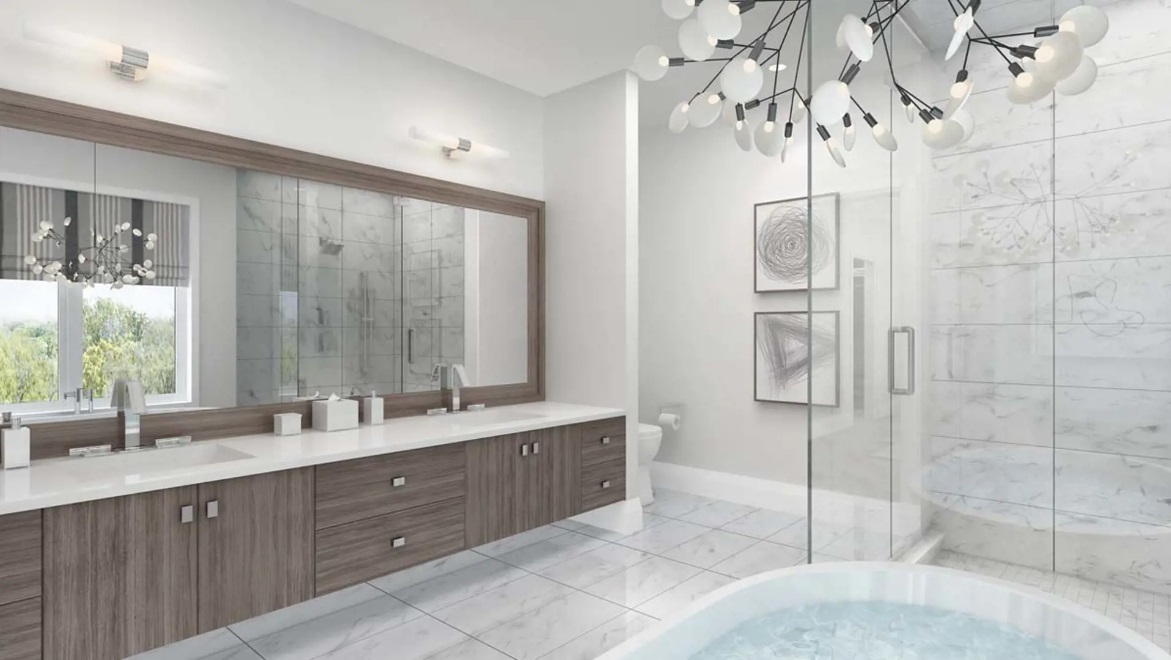 New Kleinburg The Sage Bathroom Rendering