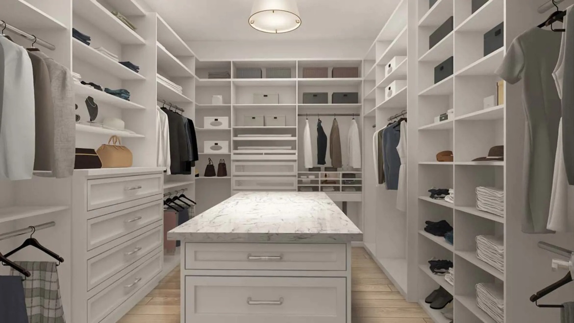 New Kleinburg The Yolanda Walk-in Closet Rendering