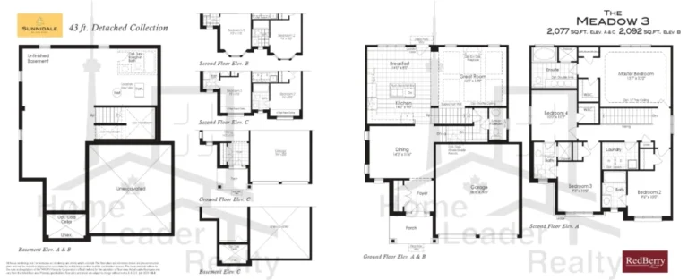Sunnidale-Wasaga-Beach-The-Meadow-3-Elev-B-floorplan