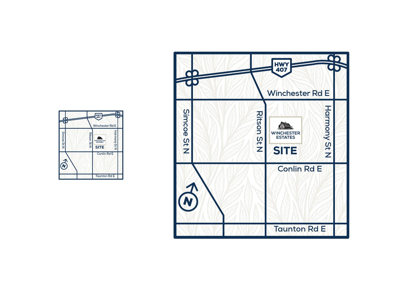 Winchester Estates Location Map