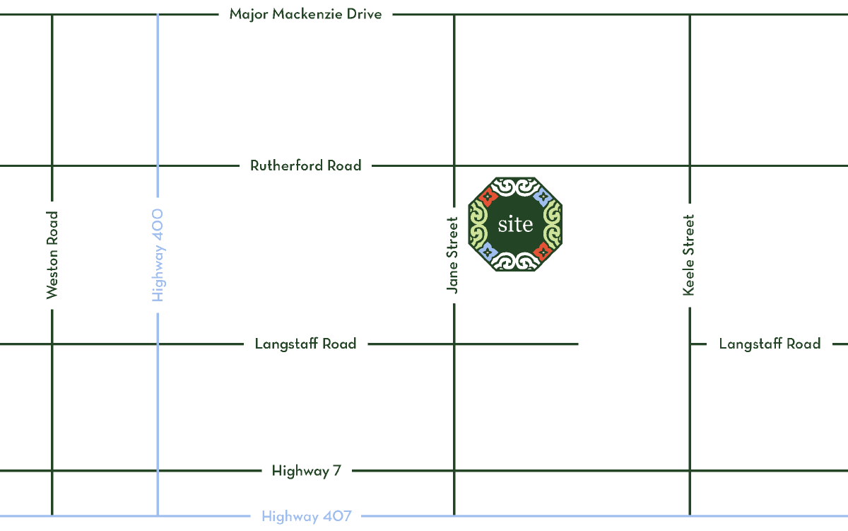 Abeja District Condos 2 Map