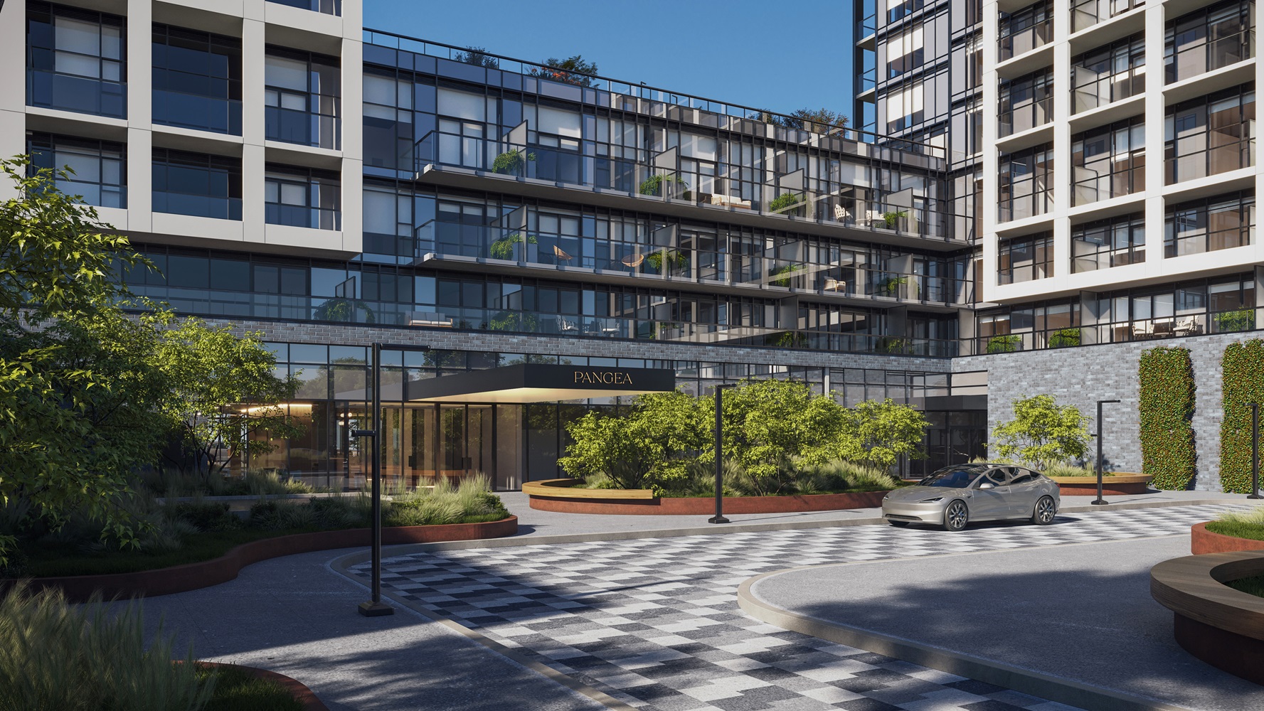 Pangea Courtyard Entrance