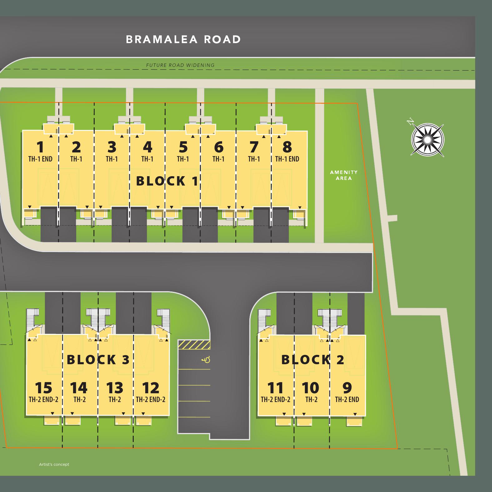 Bramalea Urban Towns Site Plan