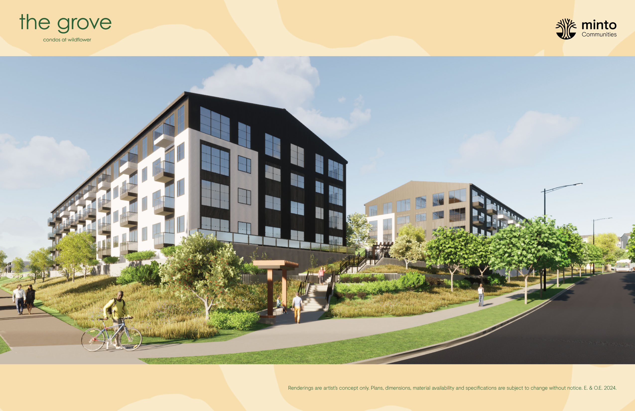 Exterior View 1 - The Grove Condos at Wildflower