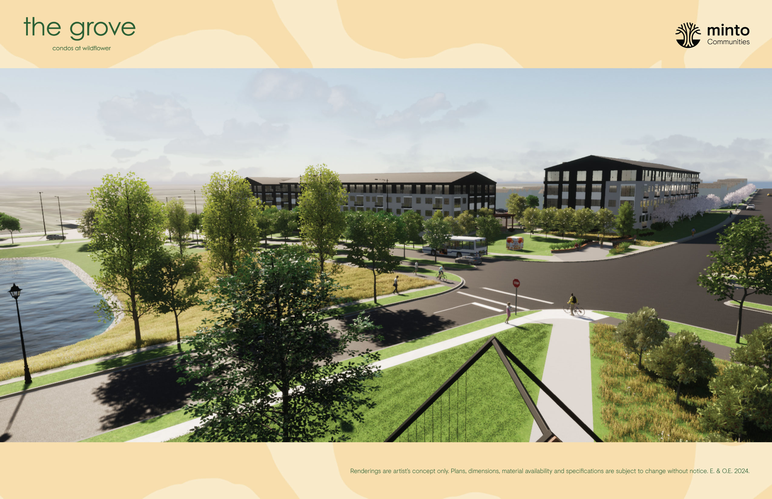 Exterior View 4 - The Grove Condos at Wildflower