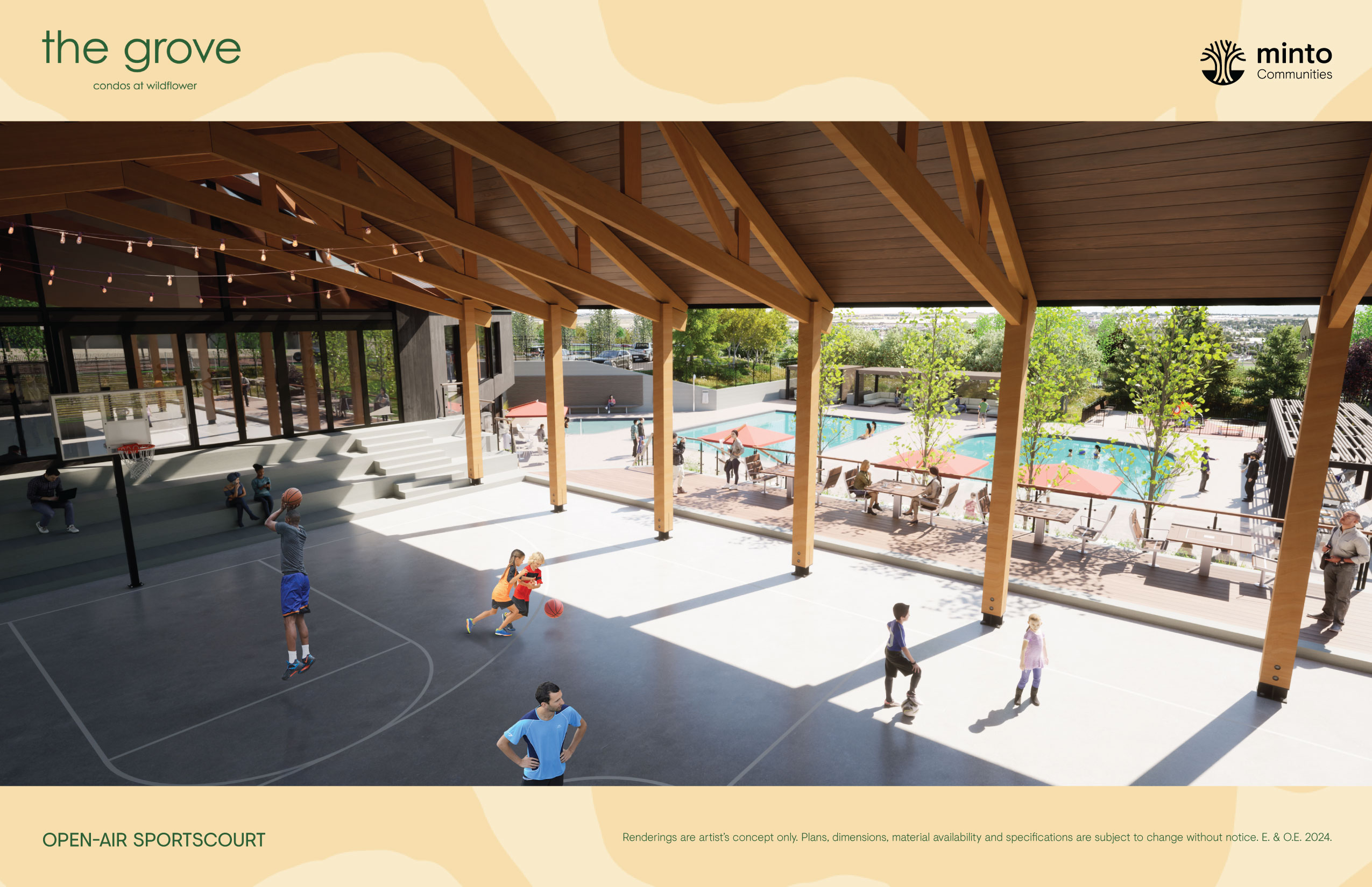 Open-Air Sportscourt - The Grove Condos at Wildflower