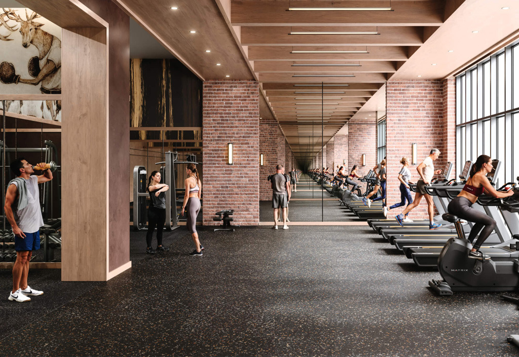 The Wilde Condos Fitness Room