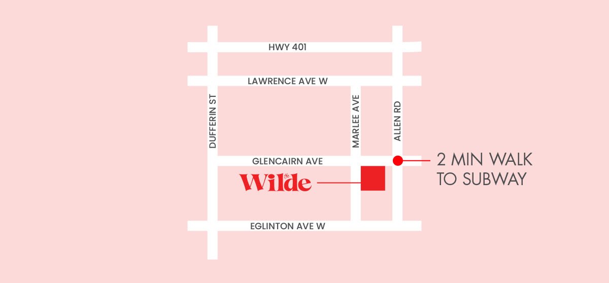 The Wilde Condos Map