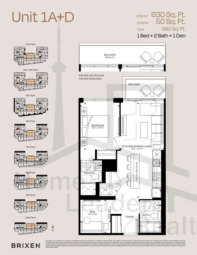 Exhale-Condos-1A+D-floorplan