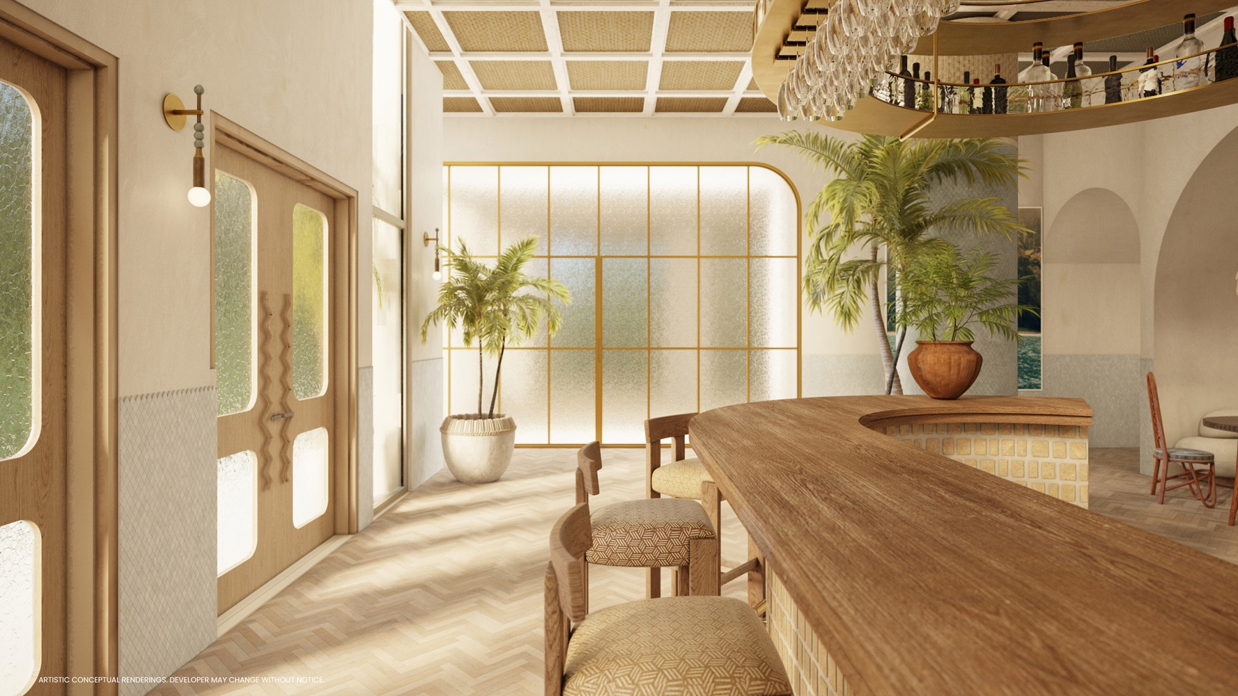 Flow House Lobby Main Entry Rendering 2