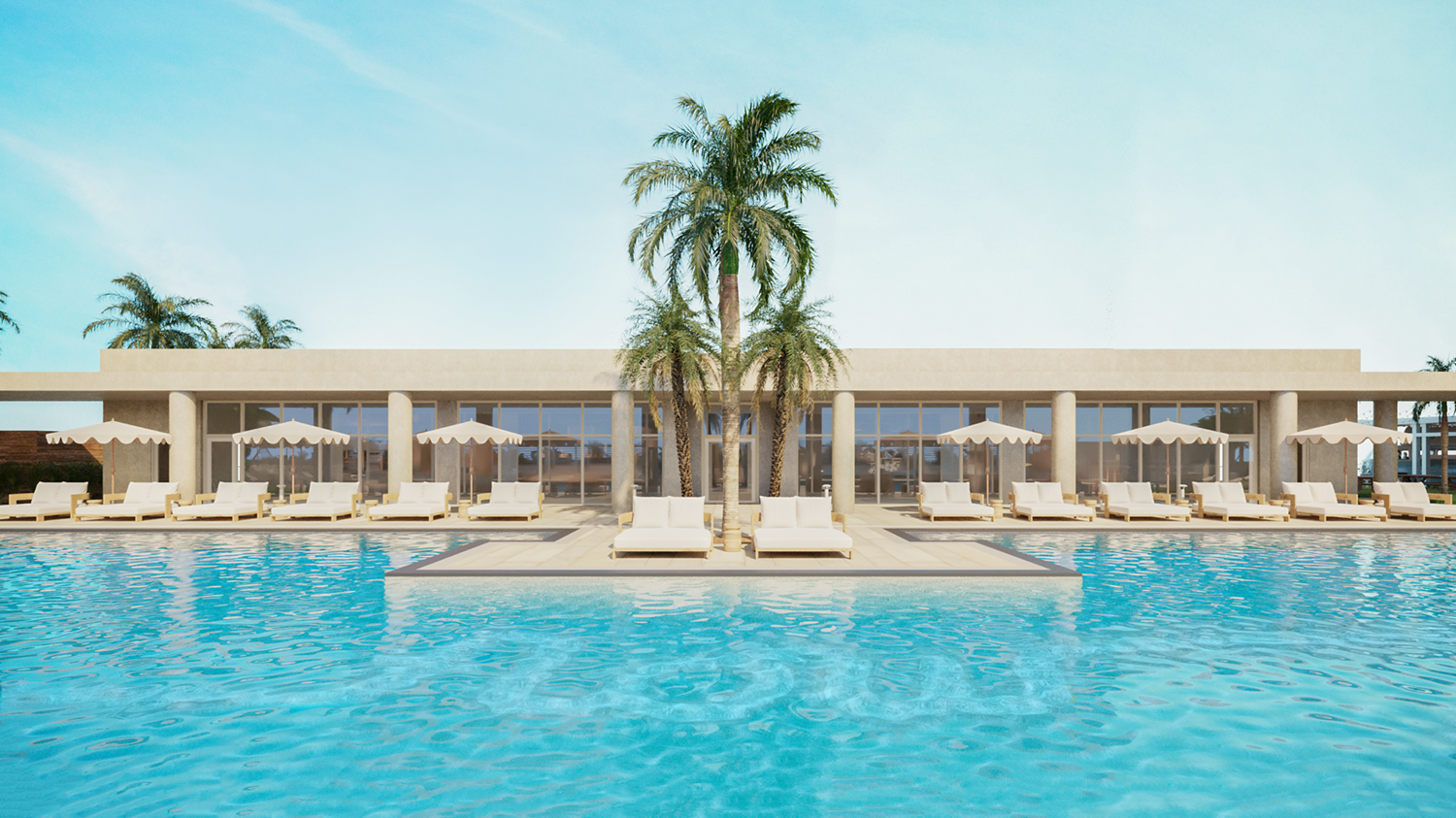 Flow House Pool Deck Rendering 2