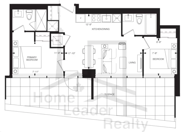 Lunette The Design District Condos | Lunette | 635 Sq.Ft. | 2B