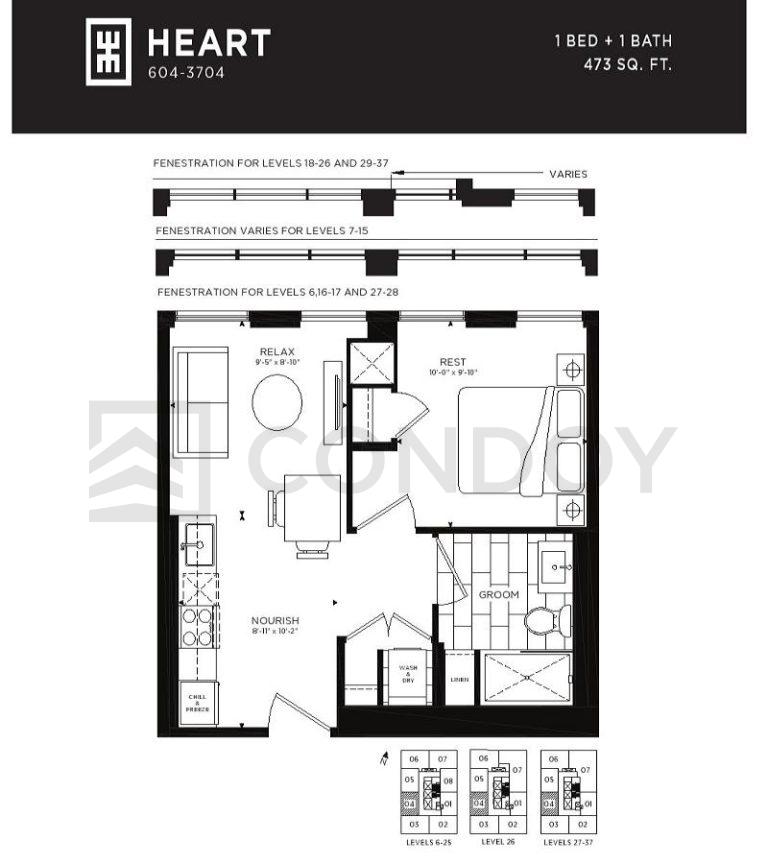 Empire-Maverick-Condos-Model-Heart-floorplan