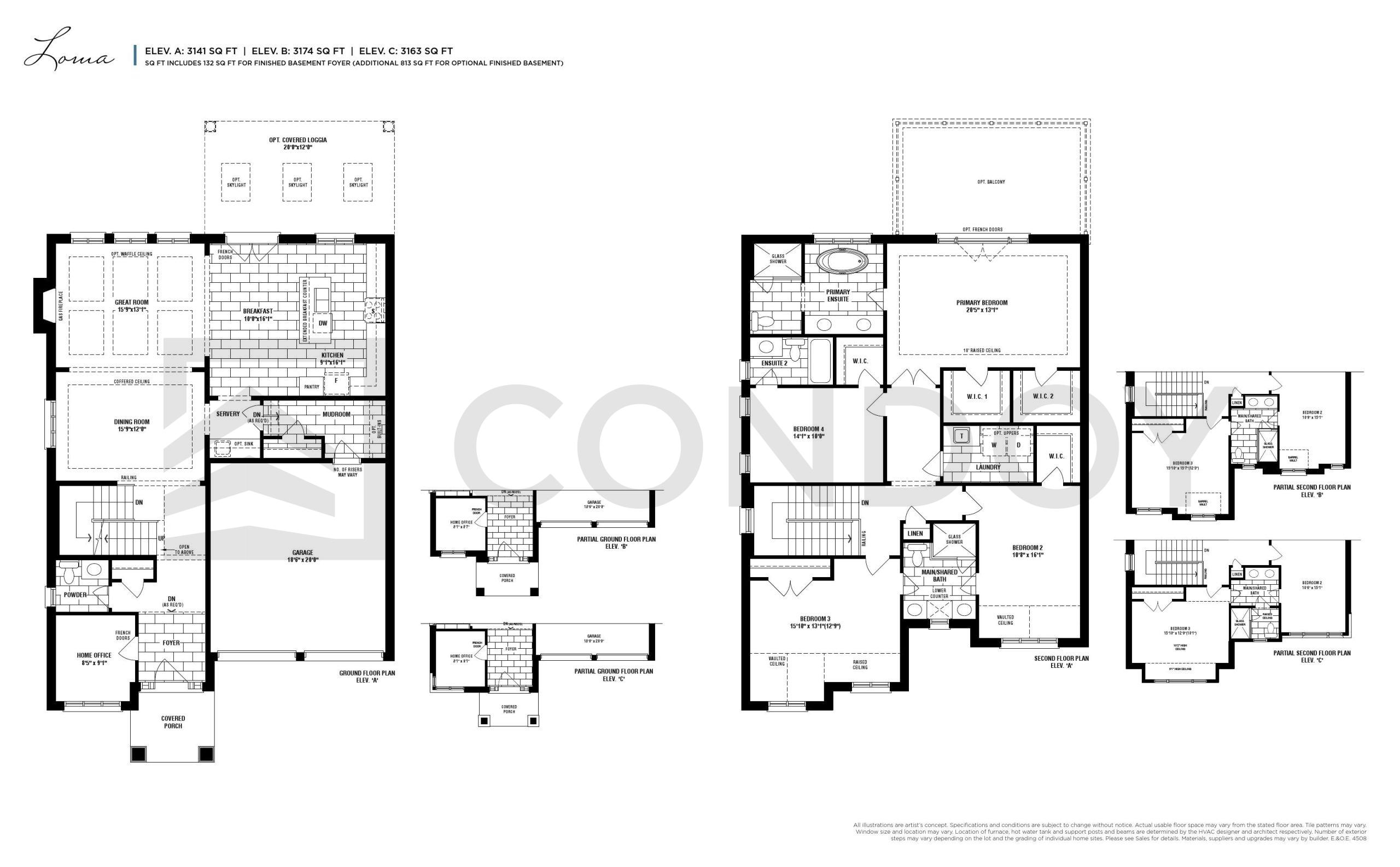 King's-Calling-Homes-Loma-ELEV.-A-floorplan
