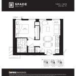 Empire Maverick Condos | Spade | 472 SQF | 1B 12 Empire Maverick Condos | Spade | 472 SQF | 1B Empire-Maverick-Condos-Model-Spade-floorplan