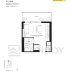 The Goode Condos | 0B | 267 SQF | Studio 21 The Goode Condos | 0B | 267 SQF | Studio The-Goode-Condos-0B-floorplan