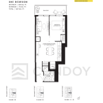 The Goode Condos | 1H-D | 508 SQF | 1B 23 The Goode Condos | 1H-D | 508 SQF | 1B The-Goode-Condos-1H-D-floorplan