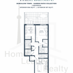 Northshore Towns | The Lakeside | 856 SQF | 2B 1 Northshore Towns | The Lakeside | 856 SQF | 2B northshore-towns-THELAKESIDE-floorplan