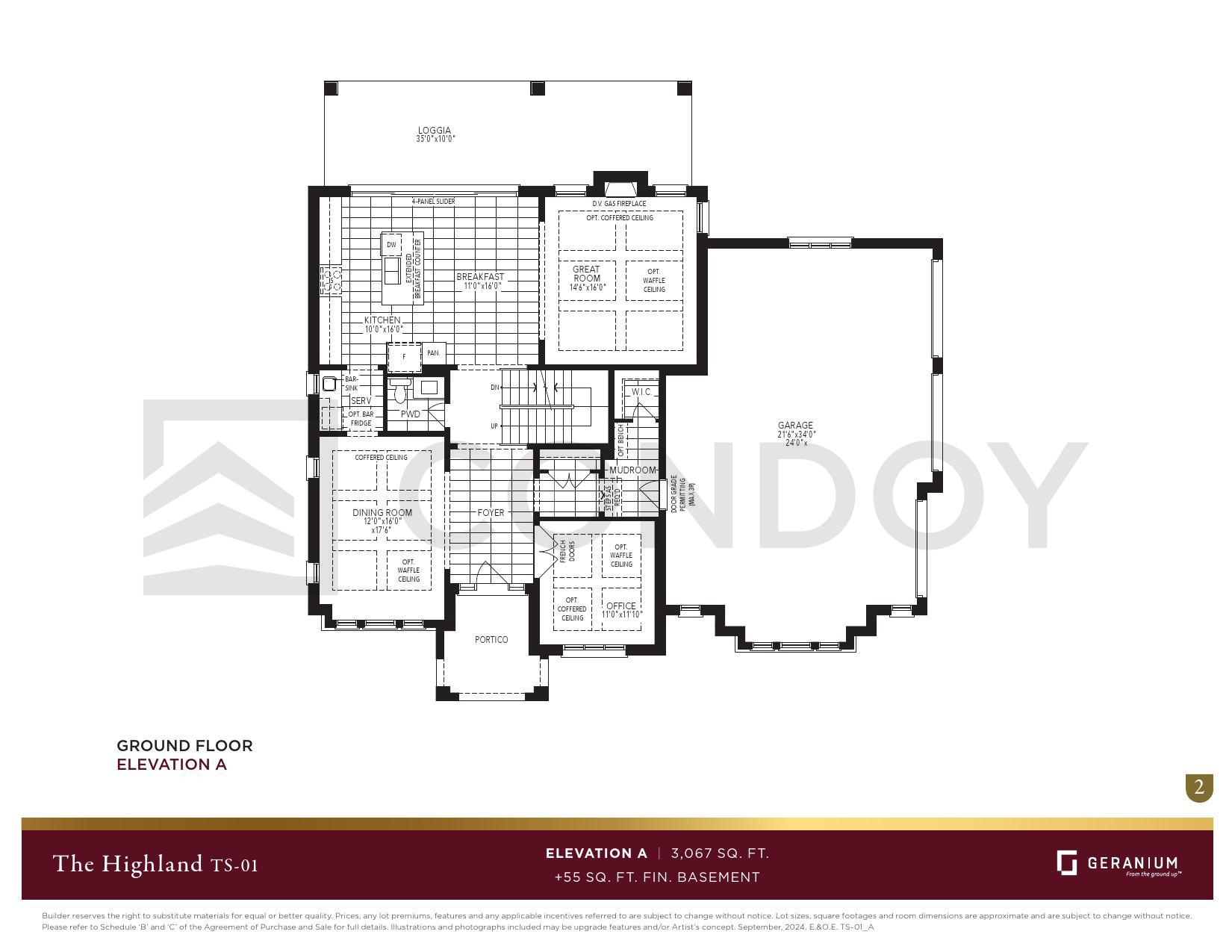Belwood-Estates-THE-HIGHLAND-TS-01-ELEV.-A-Floorplan