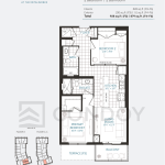 Anthem at The Metalworks Condos | 2F | 828 SQF | 2B 18 Anthem at The Metalworks Condos | 2F | 828 SQF | 2B Anthem at The Metalworks Condos Floor Plan 2F