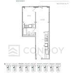 Maxium Condos B-525 Floorplan