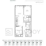 Maxium Condos | C-670 | 670 SQF | 2B 8 Maxium Condos | C-670 | 670 SQF | 2B Maxium Condos C-670 Floorplan