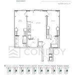 Maxium Condos C-838 Floorplan