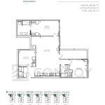 Maxium Condos B-622 Floorplan