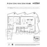 Untitled Toronto Condos | P‐214N | 1048 SQF | 3B 49 Untitled Toronto Condos | P‐214N | 1048 SQF | 3B Untitled-Toronto-Condos-Model-P‐214N-floorplan