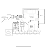 KSquare Condos-Pure-452-Floor-Plan
