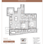 King’s Landing Condos Suite 01 Floorplan