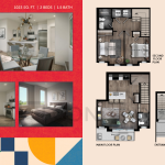 Time Urban Towns | Tempo | 1023 SQF | 2B 3 Time Urban Towns | Tempo | 1023 SQF | 2B Time Urban Towns Tempo Floorplan