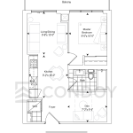 KSquare Condos | The Muse | 547 SQF | 1.5 B 5 KSquare Condos | The Muse | 547 SQF | 1.5 B KSquare Condos-Muse-547-Floor-Plan