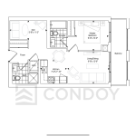 KSquare Condos | The Muse | 628 SQF | 1.5 B 6 KSquare Condos | The Muse | 628 SQF | 1.5 B KSquare Condos-Muse-628-Floor-Plan