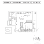 Untitled Toronto Condos | T‐01N | 574 SQF | 1+ Den B 44 Untitled Toronto Condos | T‐01N | 574 SQF | 1+ Den B Untitled-Toronto-Condos-Model-T‐01N-floorplan