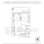 Untitled Toronto Condos | T‐06S | 454 SQF | 1B 55 Untitled Toronto Condos | T‐06S | 454 SQF | 1B Untitled-Toronto-Condos-Model-T‐06S-floorplan