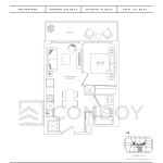 Untitled Toronto Condos | T‐07N | 450 SQF | 1B 42 Untitled Toronto Condos | T‐07N | 450 SQF | 1B Untitled-Toronto-Condos-Model-T‐07N-floorplan