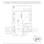 Untitled Toronto Condos | T‐09N | 426 SQF | 1B 38 Untitled Toronto Condos | T‐09N | 426 SQF | 1B Untitled-Toronto-Condos-Model-T‐09N-floorplan