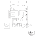 Untitled Toronto Condos | T‐13N | 428 SQF | 1B 39 Untitled Toronto Condos | T‐13N | 428 SQF | 1B Untitled-Toronto-Condos-Model-T‐13N-floorplan