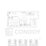 Foret Condos | 1B-DD | 477 SQF | 1B 47 Foret Condos | 1B-DD | 477 SQF | 1B Foret-Condos-Model-1B-DD-floorplan